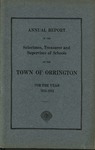 Annual Report of the Selectmen, Treasurer and Supervisor of Schools of the Town or Orrington for the Year 1914-1915