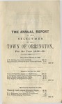 Annual Report of the Selectmen of the Town of Orrington For the Year 1859-1860 by Town of Orrington, Maine