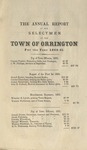 Annual Report of the Selectmen of the Town of Orrington For the Year 1860-1861