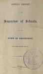 Annual Report of the Supervisor of Schools of the Town of Orrington For the Year 1861-1862