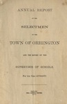 Annual Report of the Selectmen of the Town of Orrington and the Supervisor of Schools For the Year 1876-1877