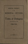 Annual Report of the Municipal Officers of the Town or Orrington for the Year 1930-1931 by Town of Orrington, Maine