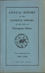 Annual Report of the Municipal Officers of the Town or Orrington for the Year 1935-1936 by Town of Orrington, Maine