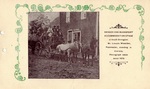 Postcard, Bangor and Bucksport Accommodation Stage, South Orrington, 1870 by Orrington Historical Society
