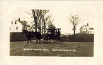 Postcard, Road to Field's Pond, East Orrington, circa 1900
