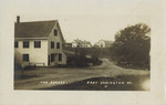 Postcard, The Square, East Orrington, circa 1900 by Orrington Historical Society