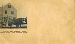 Postcard, Mr. Atwood's Oxen, circa 1890 by Orrington Historical Society