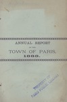 1887 Paris Maine Town Report by Municipal Officers of Paris Maine