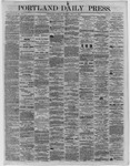 Portland Daily Press:  July 11,1865