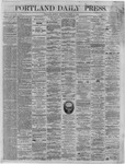 Portland Daily Press:  August 14,1865