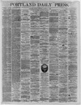 Portland Daily Press:  August 21,1865