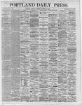 Portland Daily Press: November 18,1865