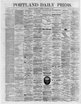 Portland Daily Press: November 29,1865