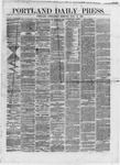 Portland Daily Press:  July 11,1866