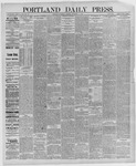 Portland Daily Press: September 04,1886