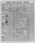 Portland Daily Press: September 11,1886