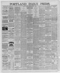Portland Daily Press: October 05,1886
