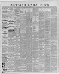 Portland Daily Press: October 21,1886