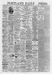 Portland Daily Press: July 28,1871