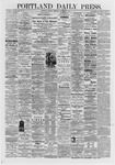 Portland Daily Press: October 20,1871