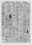 Portland Daily Press: October 27,1871