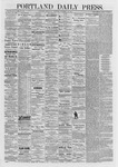 Portland Daily Press: November 29,1871