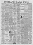 Portland Daily Press:  October 09,1873