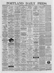 Portland Daily Press:  November 10,1873