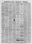 Portland Daily Press: November 15,1873