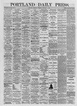 Portland Daily Press: December 03,1873