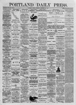 Portland Daily Press:  December 22,1873