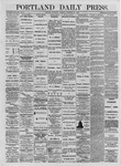 Portland Daily Press:  December 27,1873