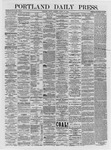 Portland Daily Press: March 13,1874