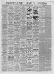 Portland Daily Press: June 25,1874