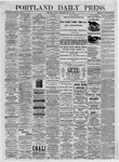 Portland Daily Press: July 03,1874