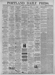 Portland Daily Press: July 21,1874
