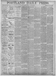 Portland Daily Press: August 15,1874