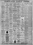 Portland Daily Press: August 27,1874
