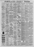 Portland Daily Press: October 09,1874