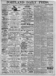Portland Daily Press: October 17,1874