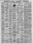 Portland Daily Press: November 09,1874
