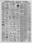 Portland Daily Press: November 25,1874