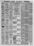 Portland Daily Press: December 03,1874