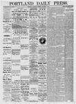 Portland Daily Press: December 09,1874