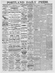 Portland Daily Press: December 25,1874