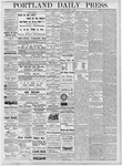 Portland Daily Press: August 1, 1877