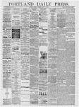 Portland Daily Press: August 13, 1878