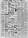 Portland Daily Press: November 12, 1878
