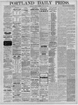 Portland Daily Press: August 12,1879