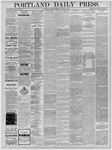 Portland Daily Press: August 22,1879